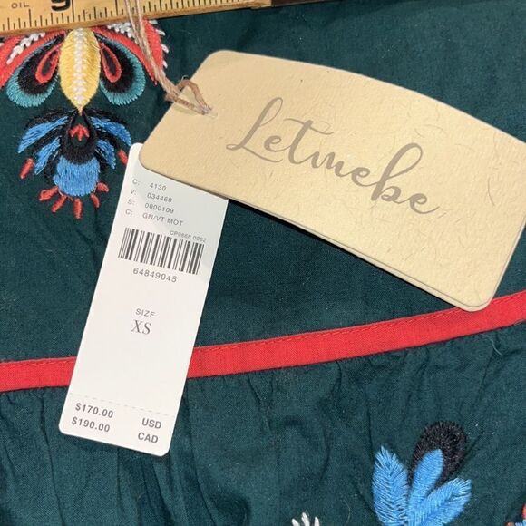 Anthropologie Let Me Be Embroidered Tunic Dress NWT - Picture 10 of 10